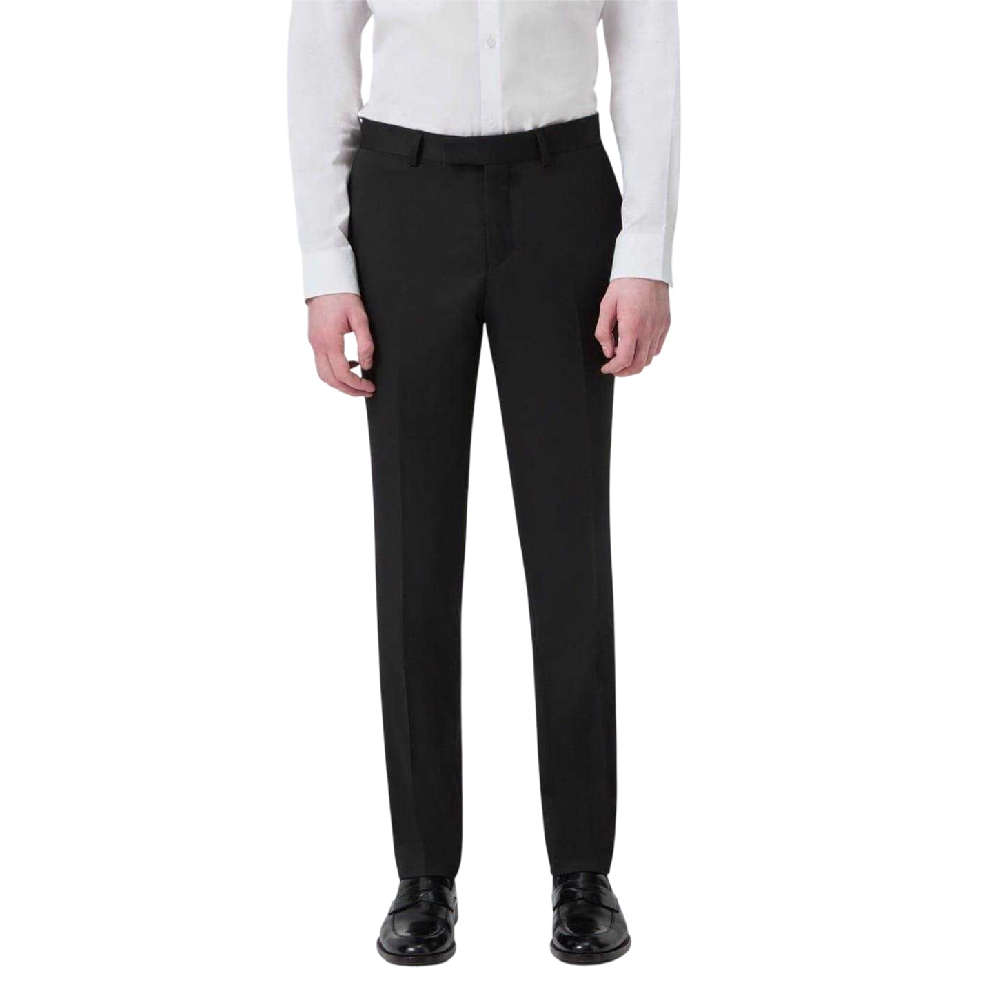 Black - Front - Twisted Tailor Mens Formal Trousers