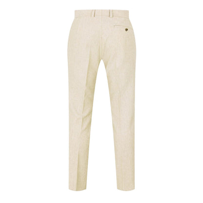 Neutral - Back - Without Prejudice Mens Archer Wool Slim Trousers
