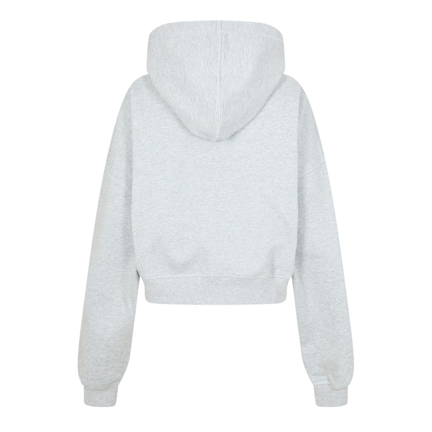 Grey - Back - Kangol Womens-Ladies Ribbed Full Zip Hoodie