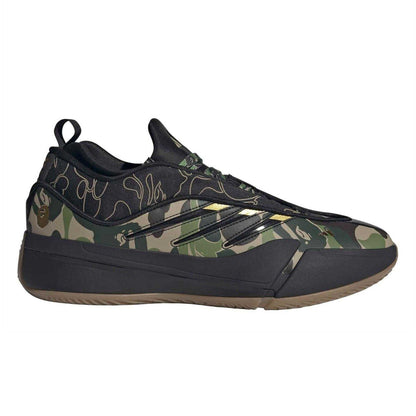 Black - Lifestyle - Adidas Mens Dame Camouflage Trainers
