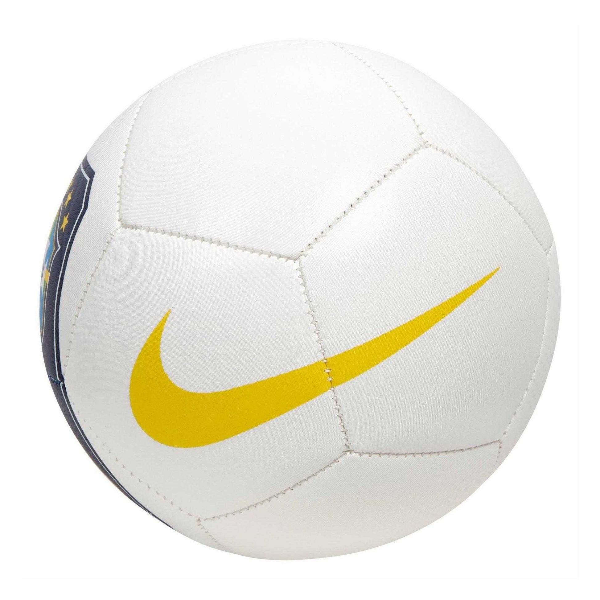 White-Yellow - Back - Brasil CBF Nike Football