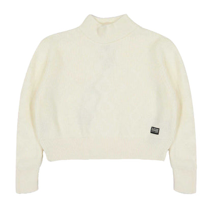 Milk - Front - G-Star Childrens-Kids Cable Knit Jumper