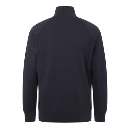 Dark Blue - Back - Boss Mens Skaz Funnel Neck Raglan Sweatshirt
