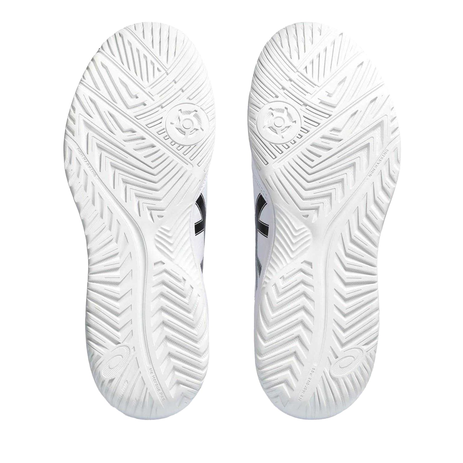 White-Black - Lifestyle - Asics Mens Dedicate 8 Tennis Shoes