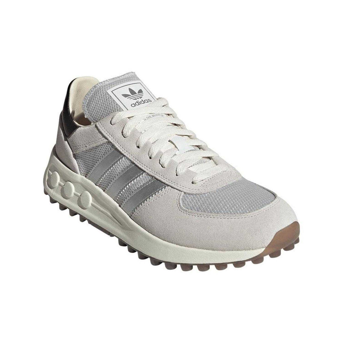 White - Pack Shot - Adidas Mens Lux Suede Trainers