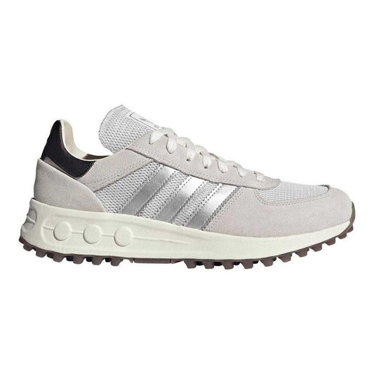 White - Front - Adidas Mens Lux Suede Trainers