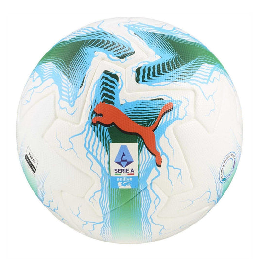 White-Green - Front - Puma Unisex Adult Orbita Serie A Football