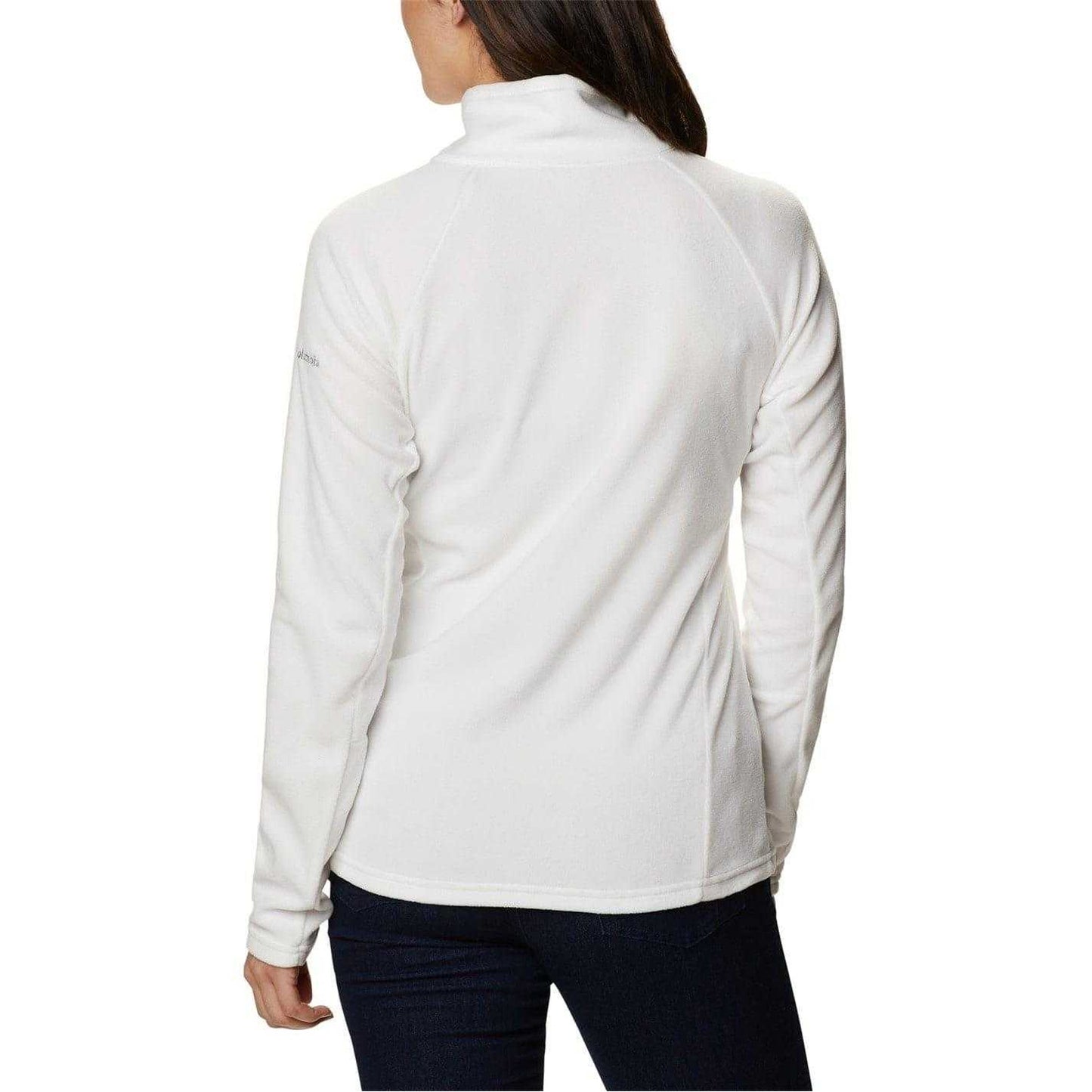 White - Back - Columbia Womens-Ladies Glacial IV Funnel Neck Raglan Sweatshirt