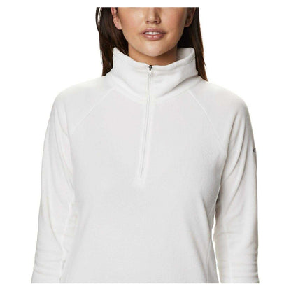 White - Lifestyle - Columbia Womens-Ladies Glacial IV Funnel Neck Raglan Sweatshirt