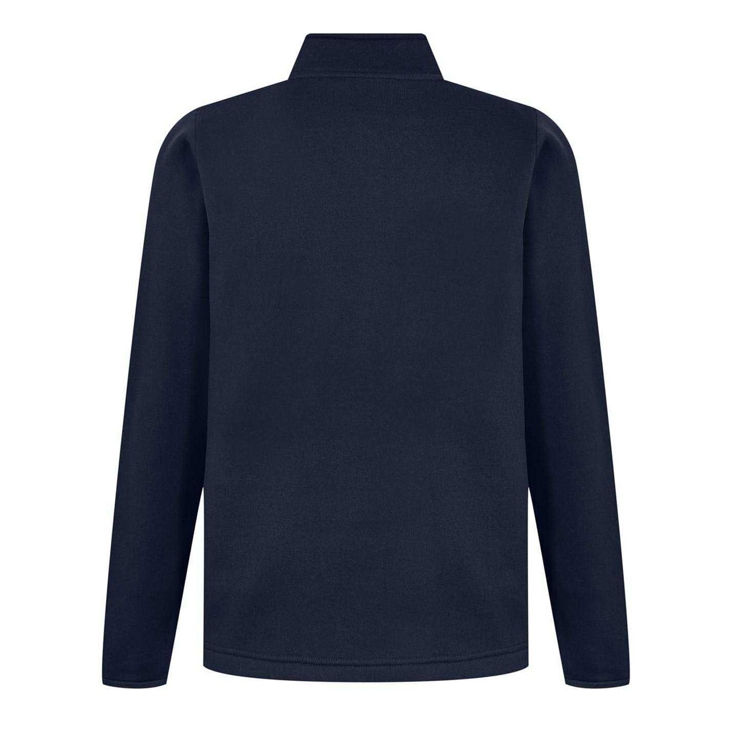 Dark Navy - Back - Umbro Mens Club Essential Quarter Zip Regular Sweatshirt