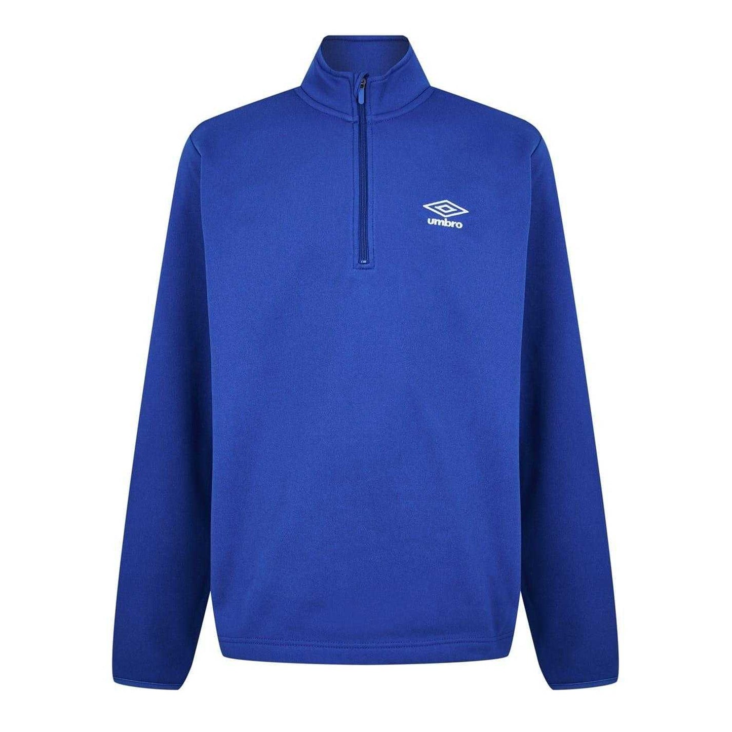 Royal Blue - Front - Umbro Mens Club Essential Quarter Zip Regular Sweatshirt