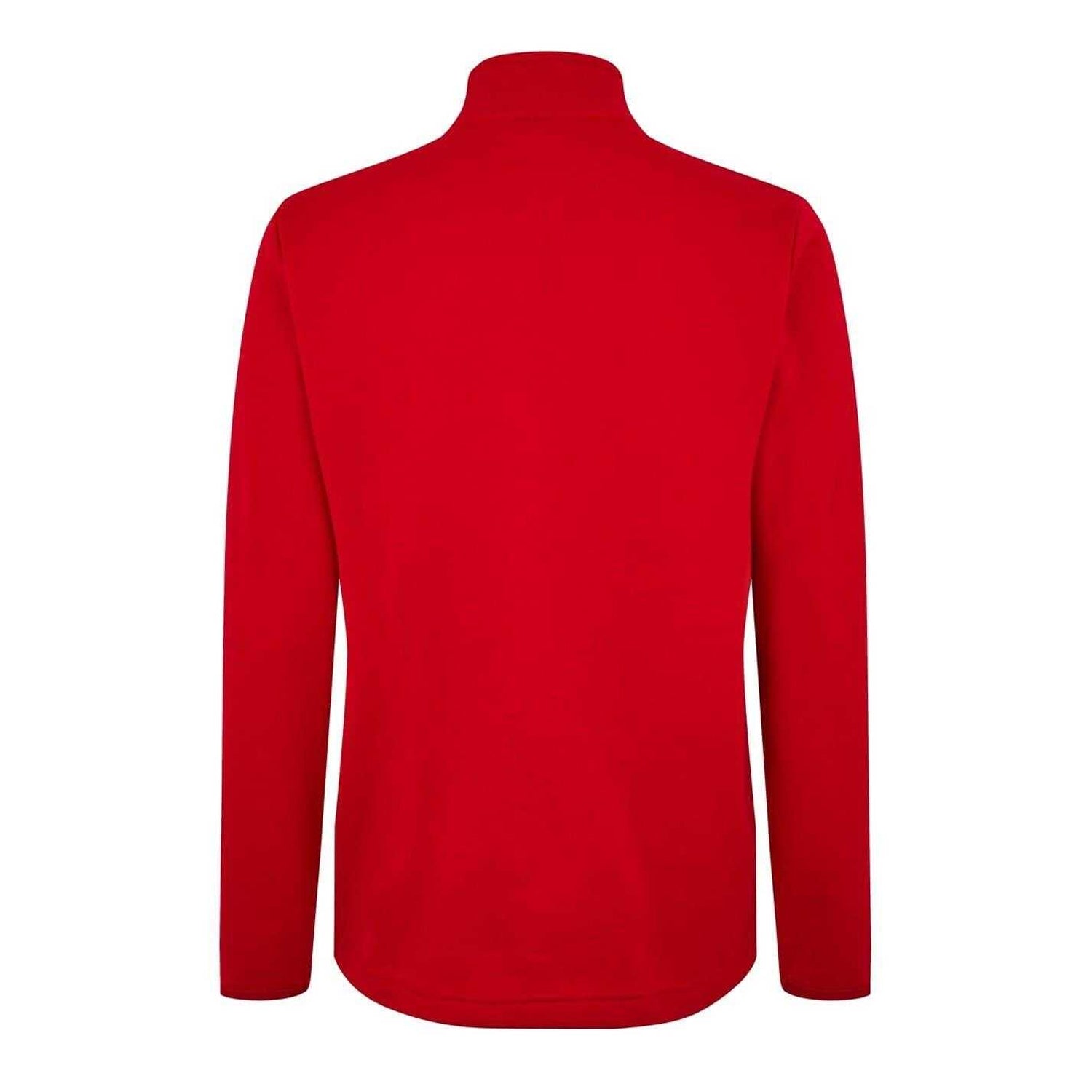 Vermillion - Back - Umbro Mens Club Essential Quarter Zip Regular Sweatshirt