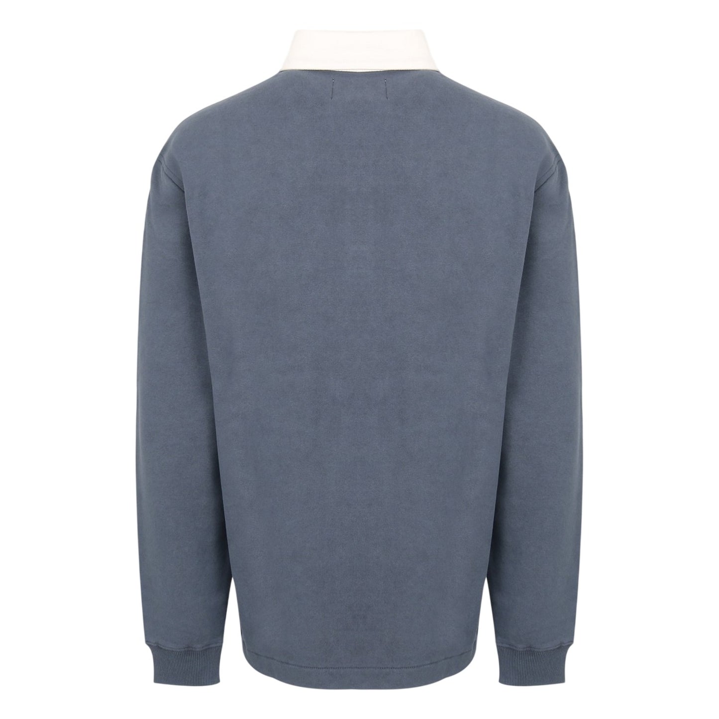 Indigo - Back - Jack Wills Mens Jersey Collared Relaxed Fit Long-Sleeved Rugby Shirt