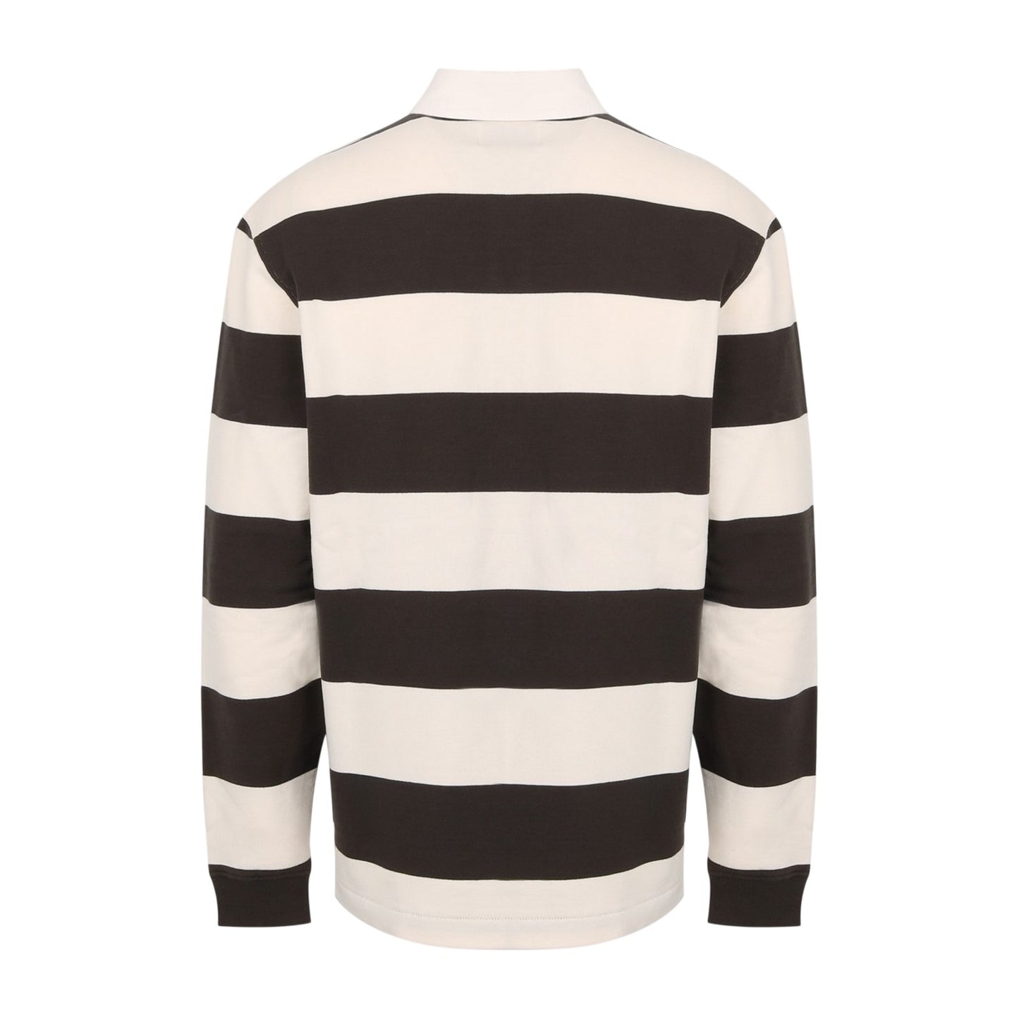 Iron-Bone - Back - Jack Wills Mens Jersey Collared Relaxed Fit Long-Sleeved Rugby Shirt