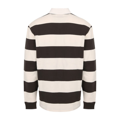 Iron-Bone - Back - Jack Wills Mens Jersey Collared Relaxed Fit Long-Sleeved Rugby Shirt