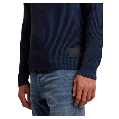Navy - Side - Ted Baker Mens Regular Sweater Top