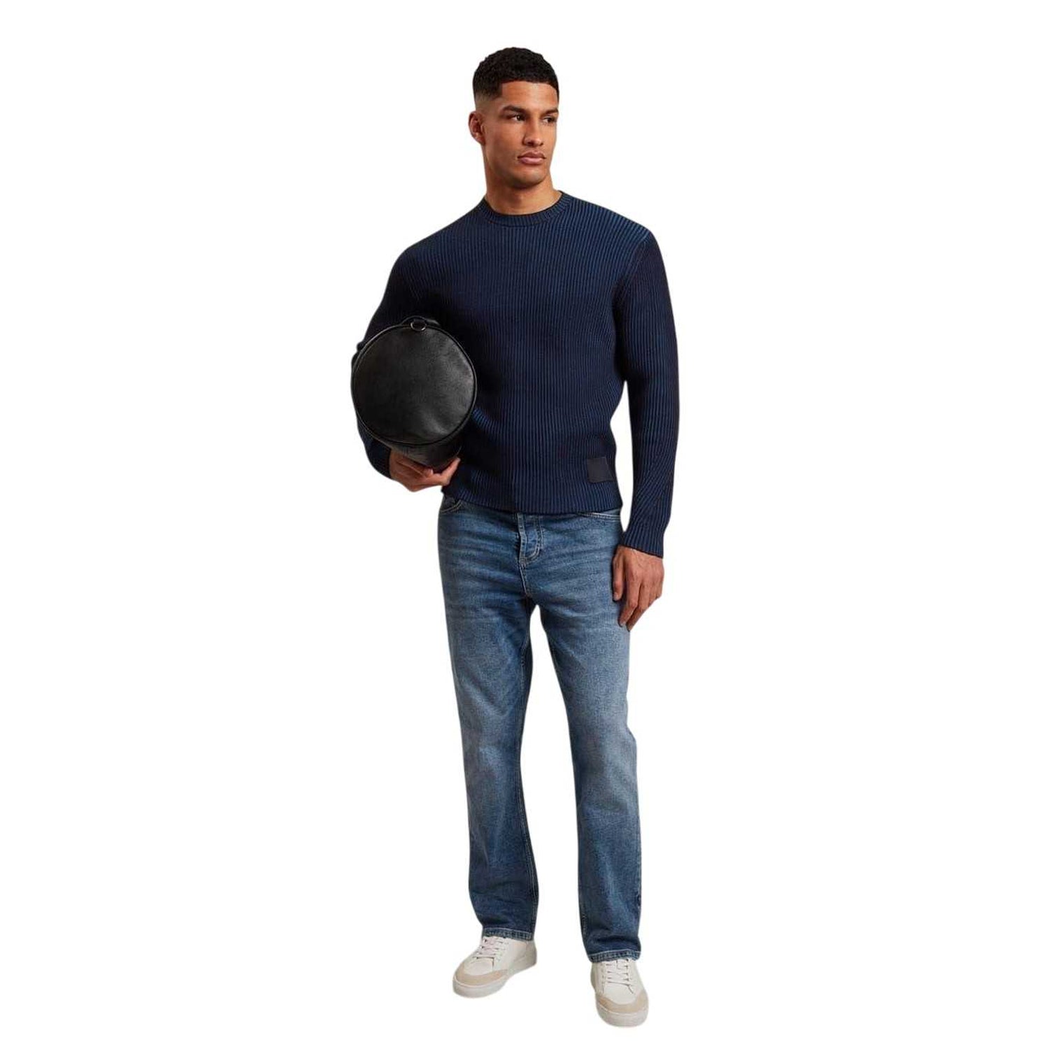 Navy - Lifestyle - Ted Baker Mens Regular Sweater Top