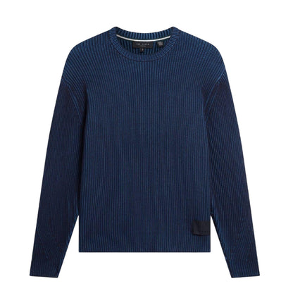 Navy - Front - Ted Baker Mens Regular Sweater Top