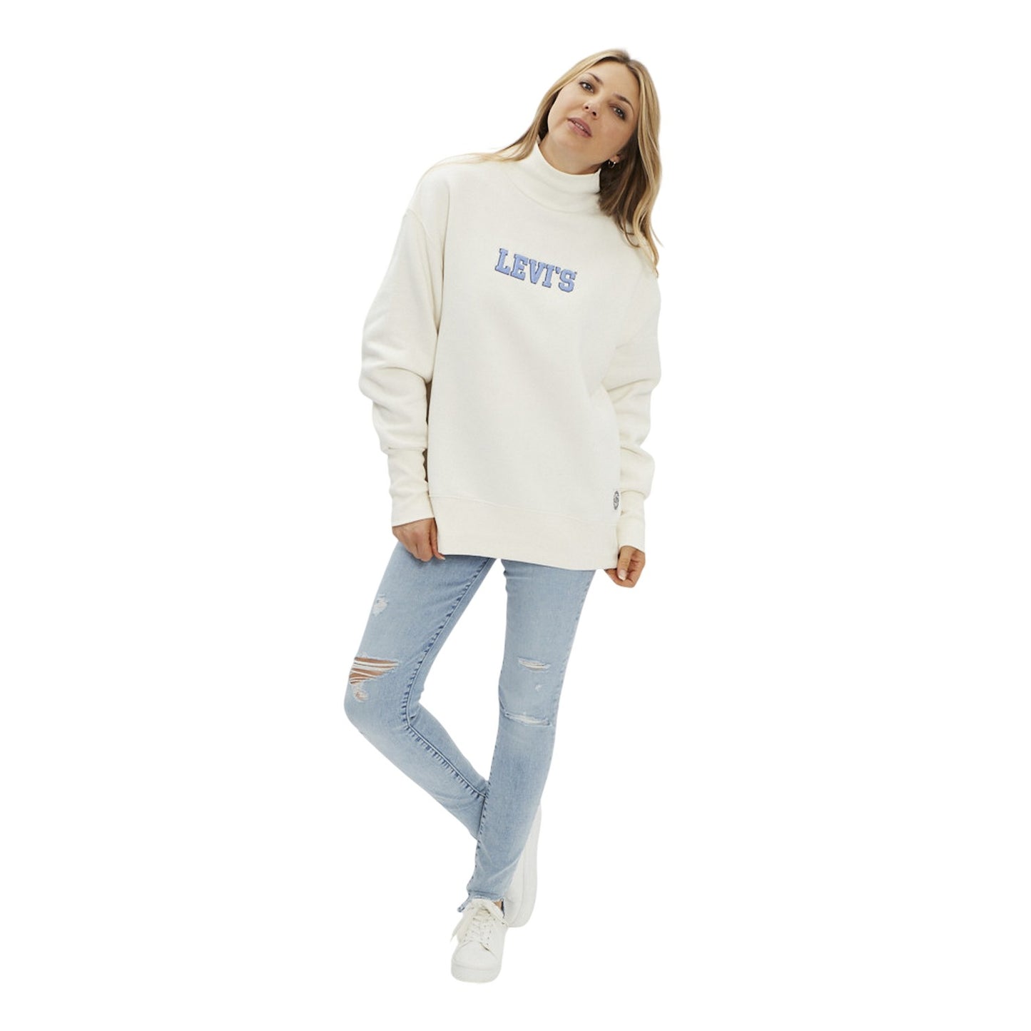 Tofu Marl - Lifestyle - Levis Womens-Ladies Gardenia Sweatshirt