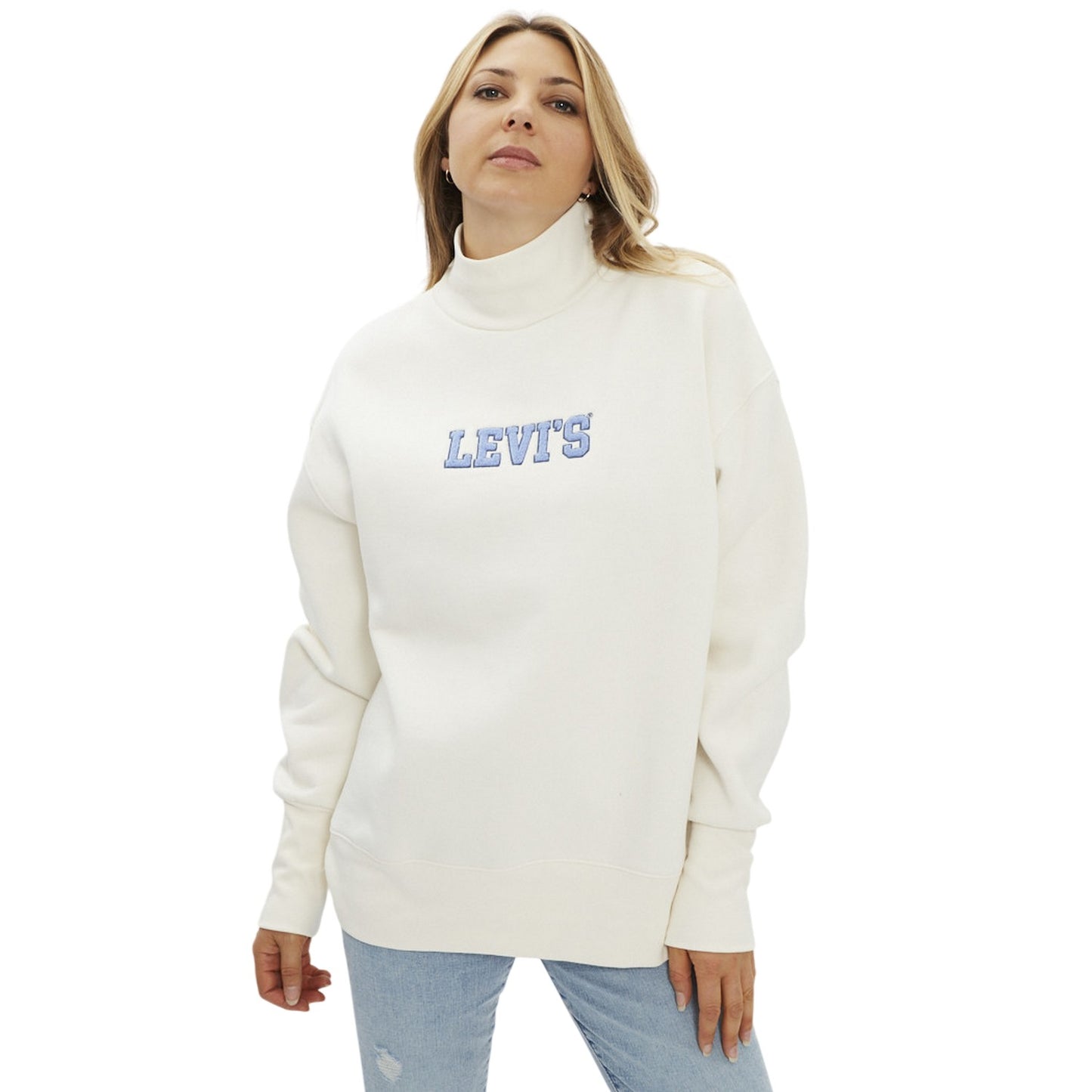 Tofu Marl - Front - Levis Womens-Ladies Gardenia Sweatshirt