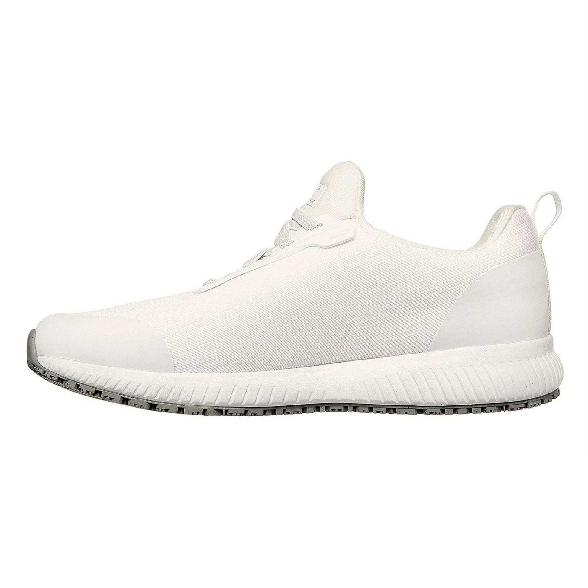 White - Back - Skechers Mens Squad SR Non Slip Trainers