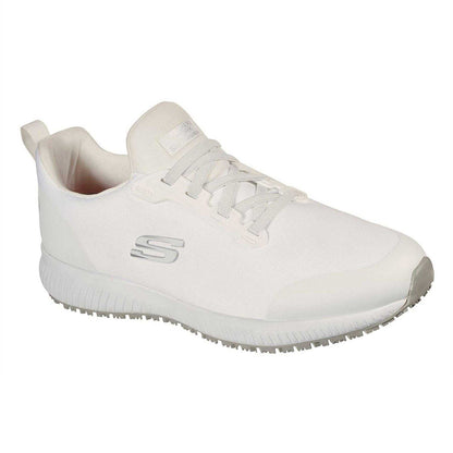 White - Pack Shot - Skechers Mens Squad SR Non Slip Trainers