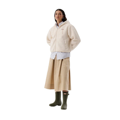 Antique White - Lifestyle - Hunter Womens-Ladies Hooded Jacket