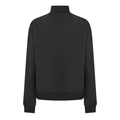 Black - Back - Jack Wills Womens-Ladies Honeylane Half Zip Sweatshirt