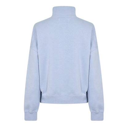 Soft Blue - Back - Jack Wills Womens-Ladies Honeylane Half Zip Sweatshirt