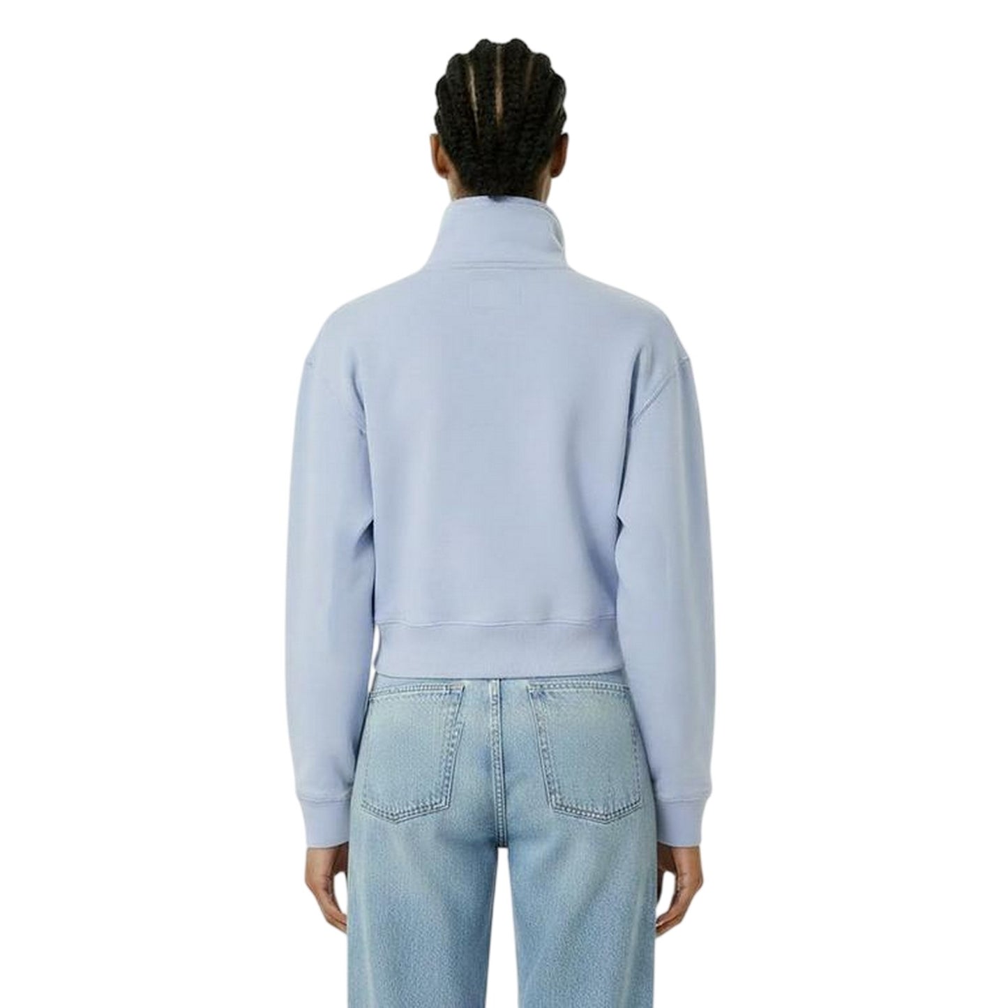 Soft Blue - Lifestyle - Jack Wills Womens-Ladies Honeylane Half Zip Sweatshirt