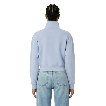 Soft Blue - Lifestyle - Jack Wills Womens-Ladies Honeylane Half Zip Sweatshirt