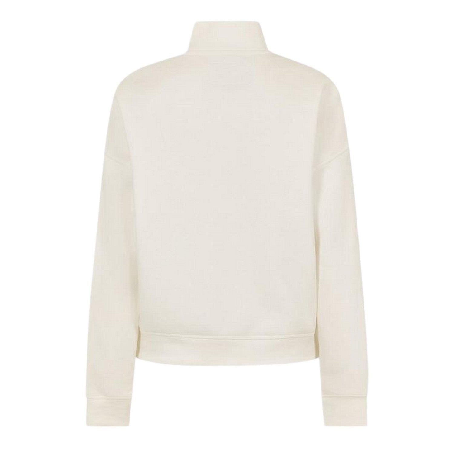 Vintage White - Back - Jack Wills Womens-Ladies Honeylane Half Zip Sweatshirt