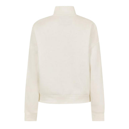 Vintage White - Back - Jack Wills Womens-Ladies Honeylane Half Zip Sweatshirt