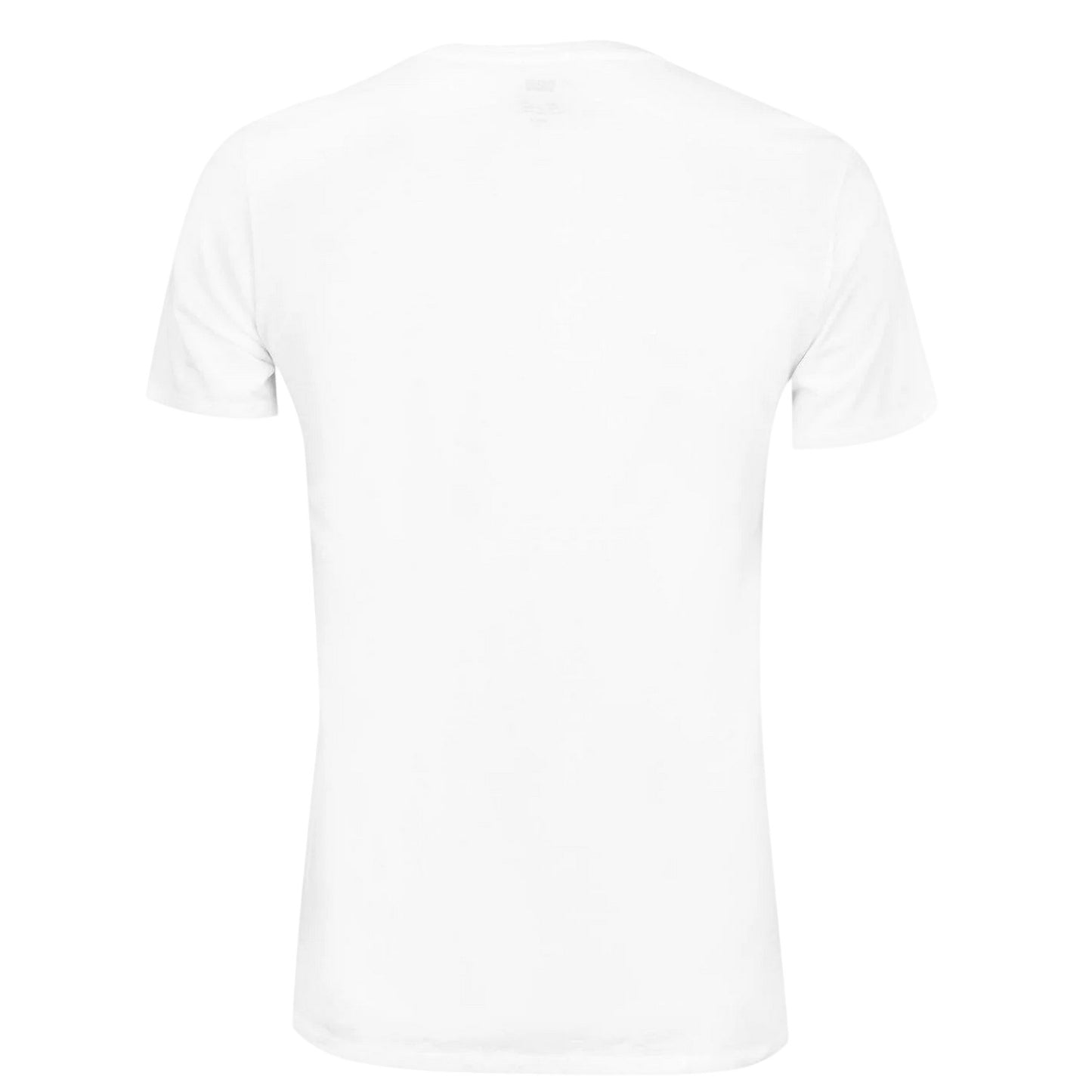 White-Red - Back - Levis Mens Batwing Logo T-Shirt