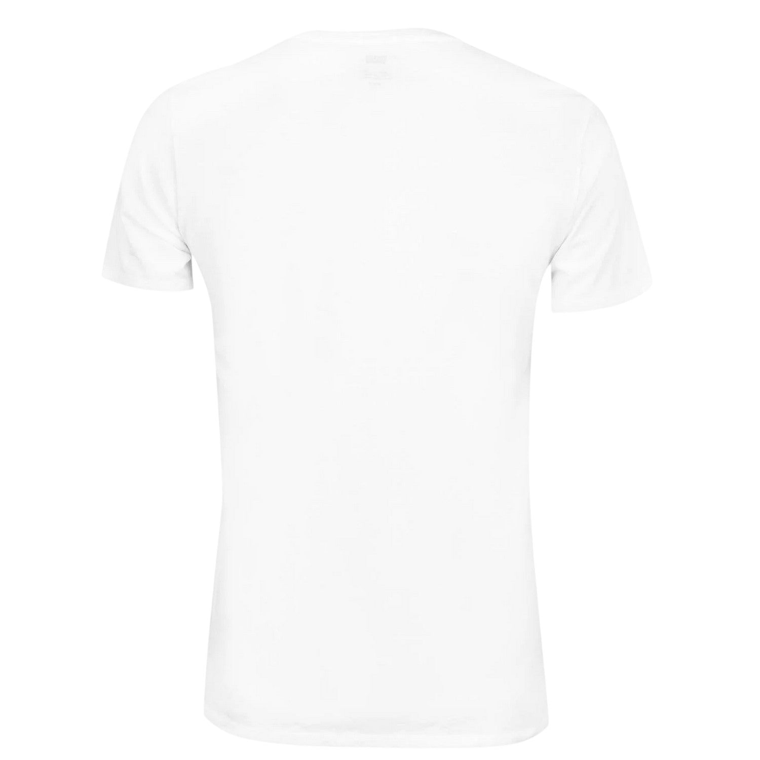 White-Red - Back - Levis Mens Batwing Logo T-Shirt