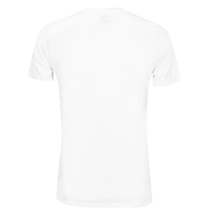 White-Red - Back - Levis Mens Batwing Logo T-Shirt