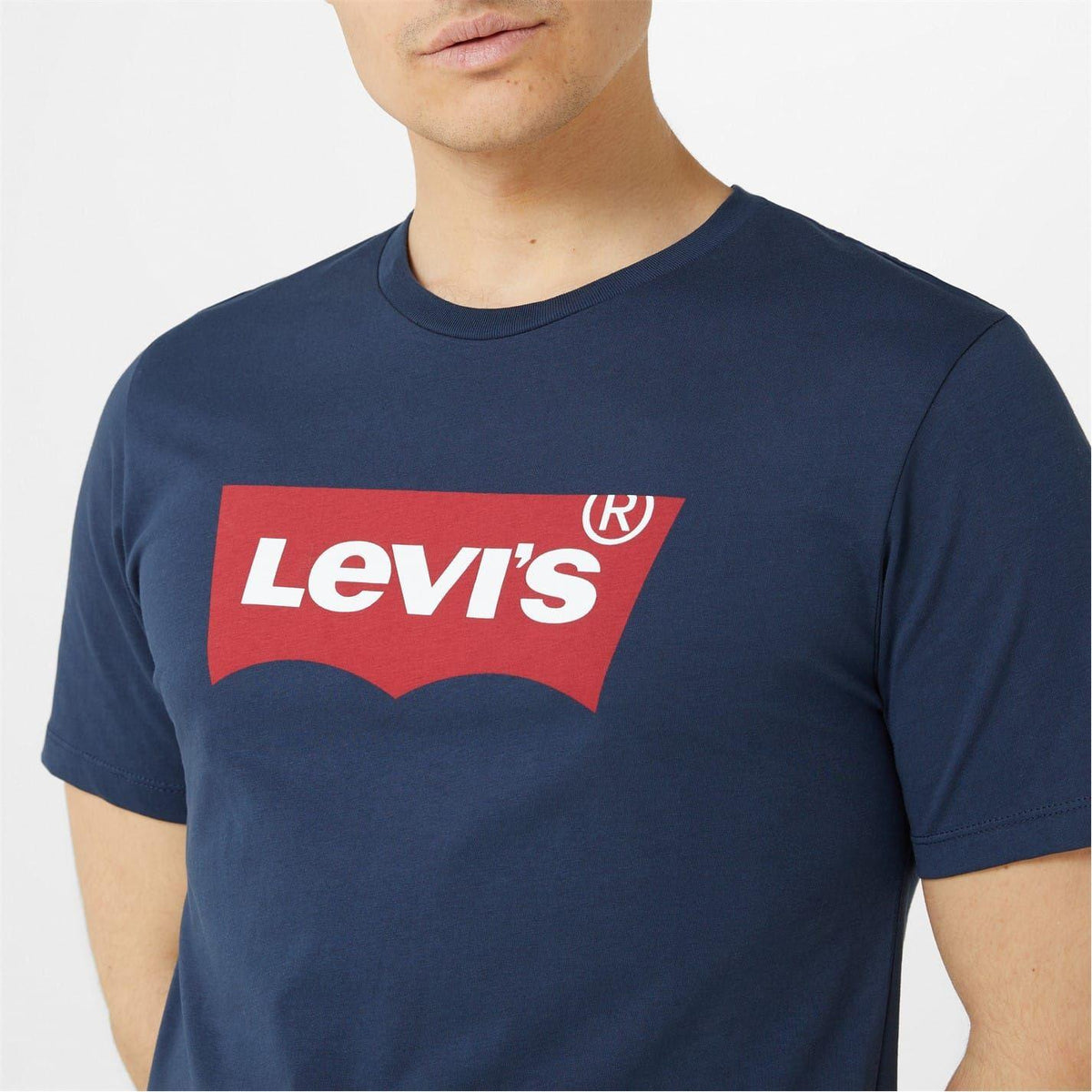 Navy - Lifestyle - Levis Mens Batwing Logo T-Shirt