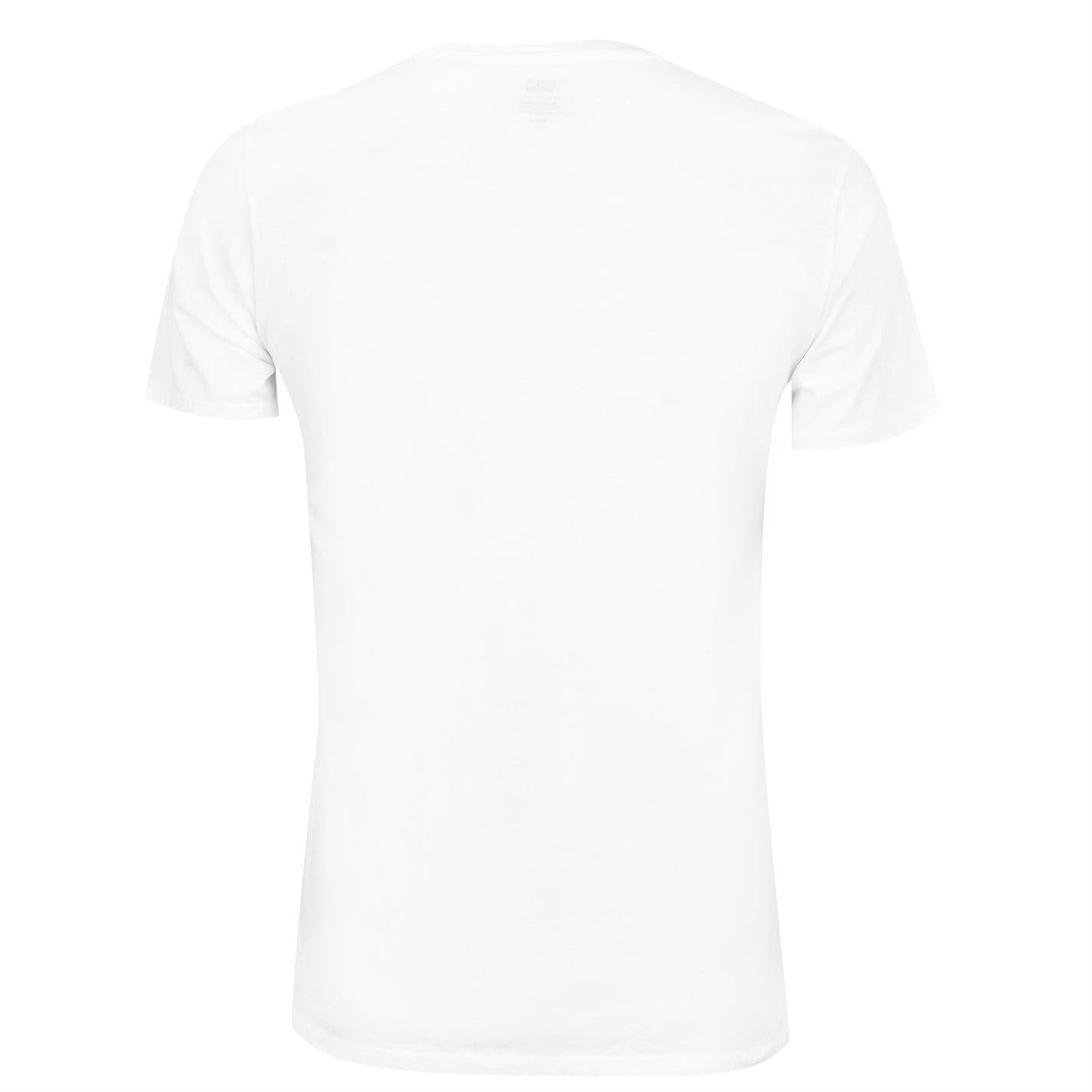 White - Pack Shot - Levis Mens Batwing Logo T-Shirt