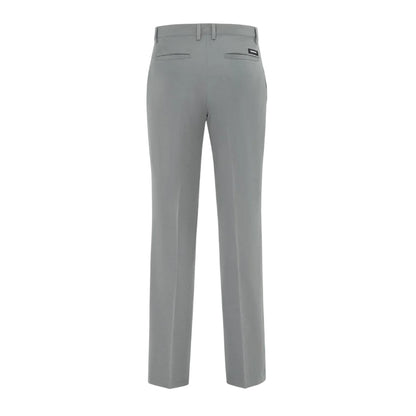 Brown - Back - Donnay Mens Performance Anti-Bacterial Formal Trousers