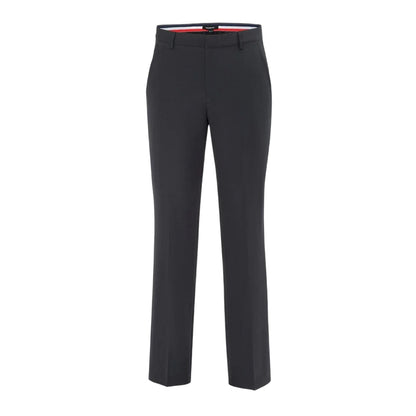 Dark Navy - Front - Donnay Mens Performance Anti-Bacterial Formal Trousers