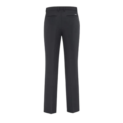 Dark Navy - Back - Donnay Mens Performance Anti-Bacterial Formal Trousers
