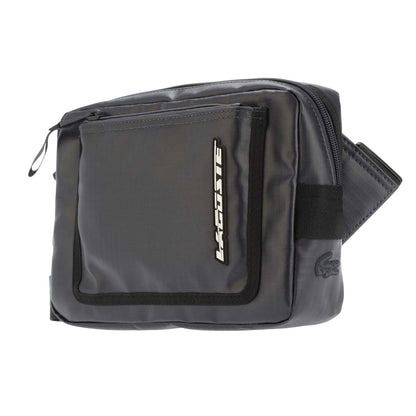 Bleu Nuit - Side - Lacoste Contrast Detail Zipped Satchel