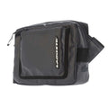 Black - Side - Lacoste Contrast Detail Zipped Satchel