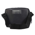 Black - Back - Lacoste Contrast Detail Zipped Satchel