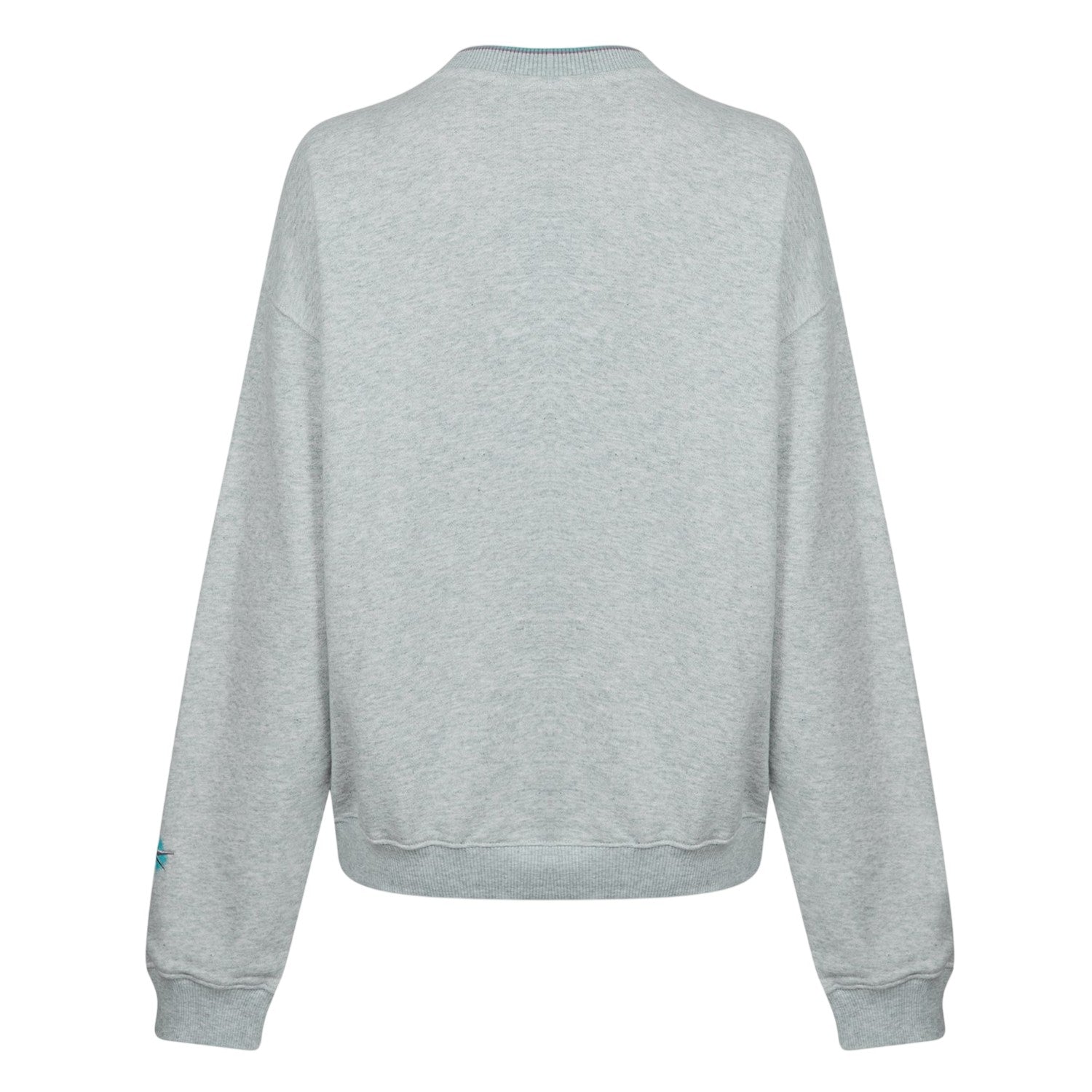 Light Grey Heather - Back - Reebok Womens-Ladies Crop Sweatshirt