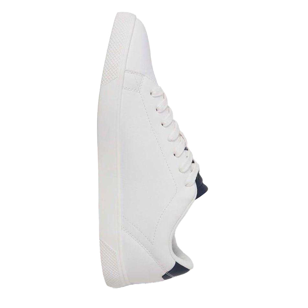 White-Navy - Lifestyle - Jack And Jones Mens Bosley Canvas Trainers