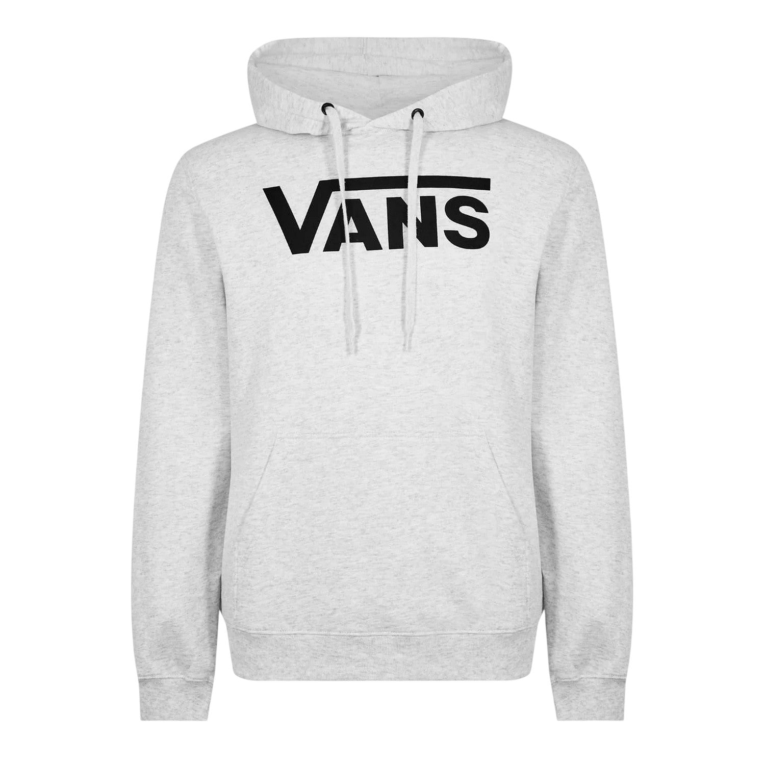 Heather White - Front - Vans Unisex Adult Classic Logo Regular Hoodie