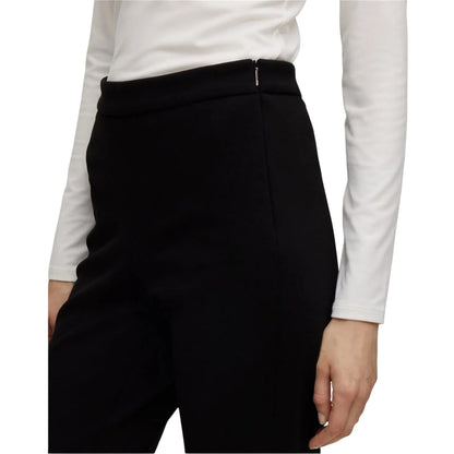 Black - Side - Boss Womens-Ladies Trousers