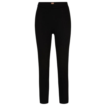 Black - Front - Boss Womens-Ladies Trousers