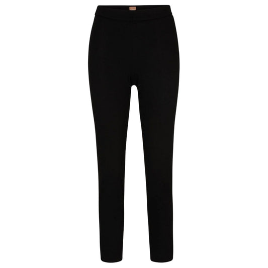 Black - Front - Boss Womens-Ladies Trousers